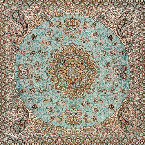 ست 5 تکه طرح پدیده سبز آبی
