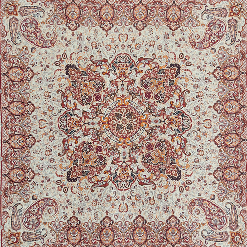 رومیزی ترمه طرح گیتی کرم